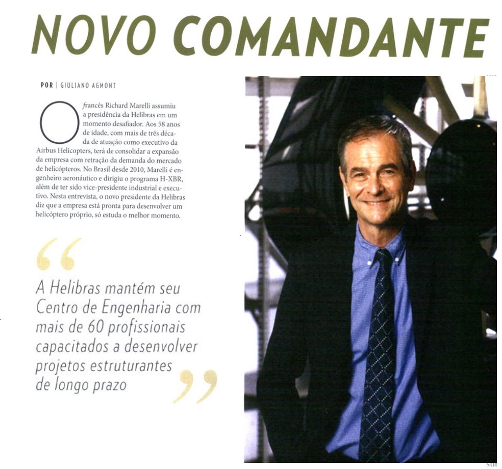 Presidente da Helibras é o entrevistado da Aeromagazine