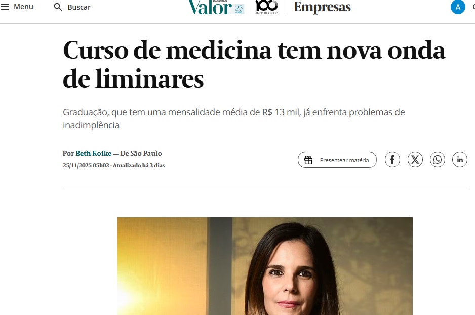 Curso de Medicina tem nova onda de liminares