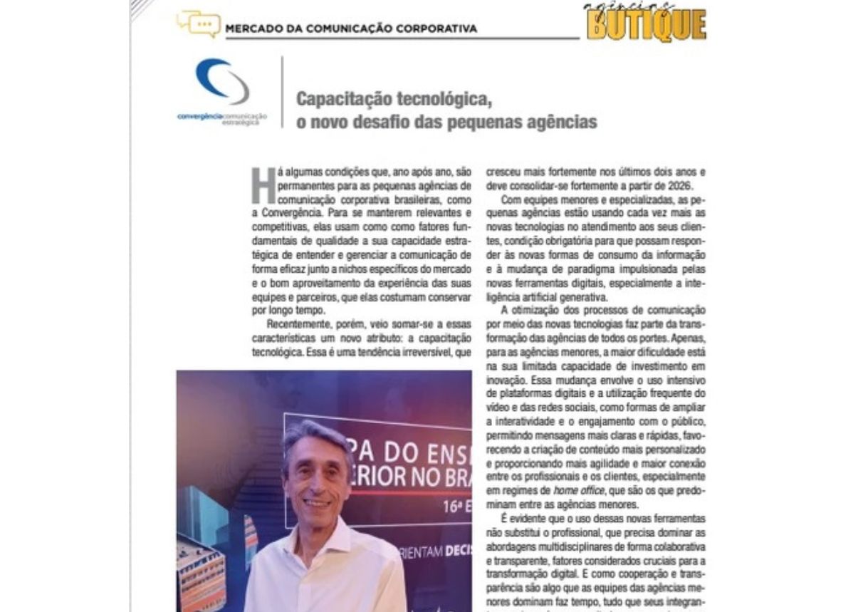 Anuário da Comunicação Corporativa 2026 destaca a Convergência